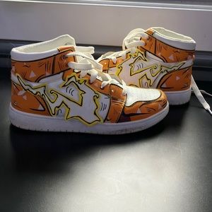Zenitsu Agatsuma custom high top sneakers